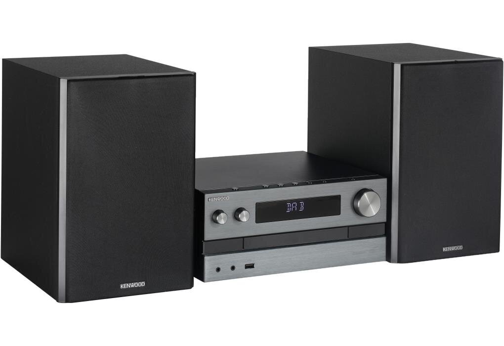 Kenwood M-918DAB-H mājas audio sistēma Mājas audio mikrosistēma 10 W Alumīnijs, Melns cena un informācija | Skaļruņi | 220.lv