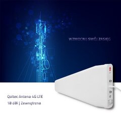 Антенна Qoltec 57021 4G LTE | 18 дБи | Открытый цена и информация | Антенны и принадлежности | 220.lv