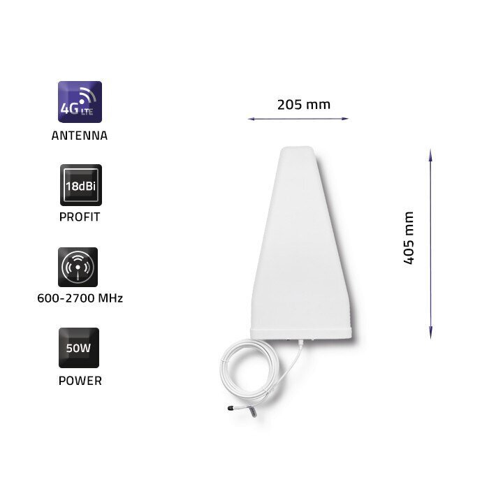 Qoltec 57021 cena un informācija | Antenas un piederumi | 220.lv