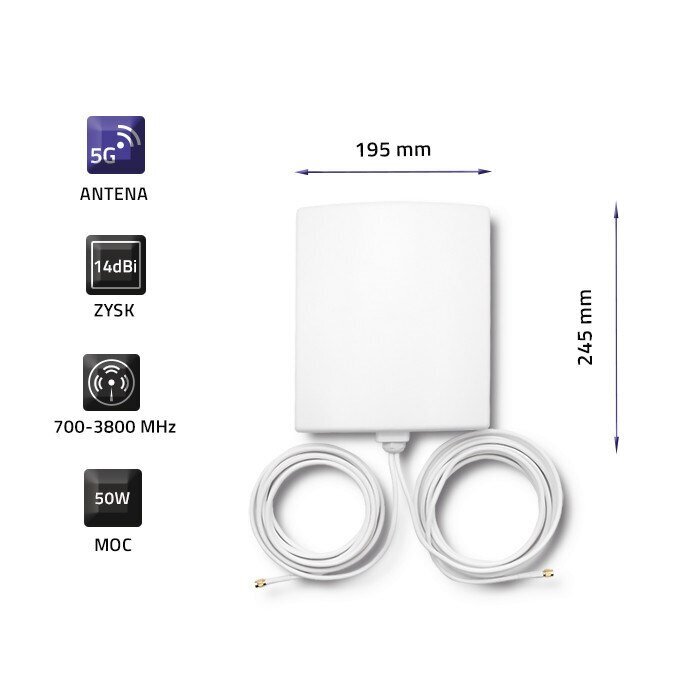 Qoltec 57022 cena un informācija | Antenas un piederumi | 220.lv