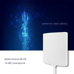 Антенна Qoltec 57022 5G | 14 дБи | открытый цена и информация | Антенны и принадлежности | 220.lv