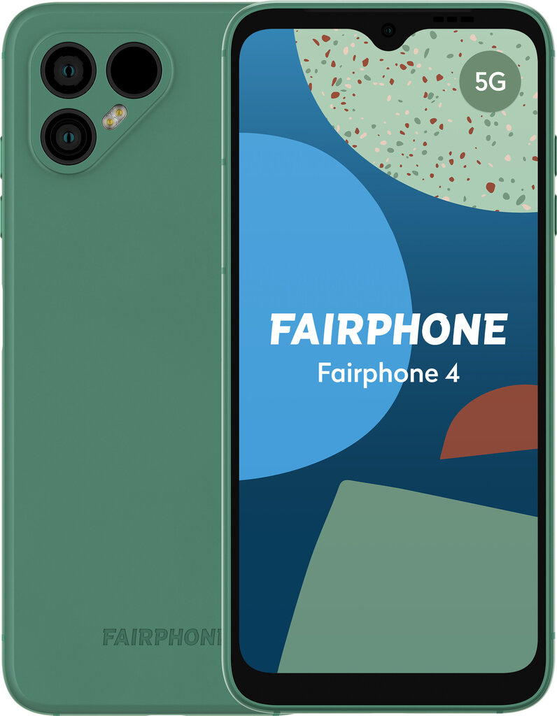 Fairphone 4 5G 8/256GB Dual SIM, Green cena un informācija | Mobilie telefoni | 220.lv