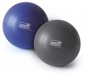 SISSEL® Pilates Soft Ball, 26 cm, pelēkā krāsā cena un informācija | Vingrošanas bumbas | 220.lv