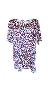 Блузка больших размеров женская Kinga, в горошек цена и информация | Женские блузки, рубашки | 220.lv