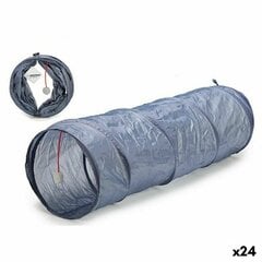 Saliekams Mājdzīvnieku Tunelis Poliesters (90 x 25 x 25 cm) (24 gb.) cena un informācija | Suņu rotaļlietas | 220.lv