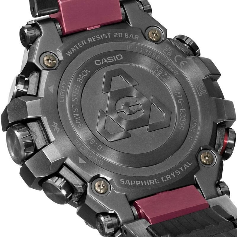 Rokas pulkstenis CASIO G-SHOCK MTG DUAL CORE CARBON GUARD MONOCOQUE MTG-B3000BD-1AER cena un informācija | Vīriešu pulksteņi | 220.lv