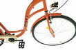 Sieviešu velosipēds Davi Emma, 7 ātrumu Shimano ātruma pārslēdzējs, 160-185 cm augumam, 28" alumīnija rati, klūgas grozs, apelsīns цена и информация | Velosipēdi | 220.lv