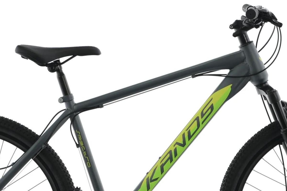 Vīriešu kalnu velosipēds Kands Spectro 2xDisc, 166-181cm, 27,5" alumīnija rati, Shimano, Grafīts cena un informācija | Velosipēdi | 220.lv