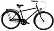 Vīriešu velosipēds Davi Man 1 spd, 28" 160-190 cm, melns cena un informācija | Velosipēdi | 220.lv