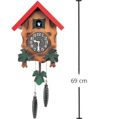 Sienas kvarca pulkstenis RHYTHM 4MJ775RH06, dzeguze cena un informācija | Pulksteņi | 220.lv