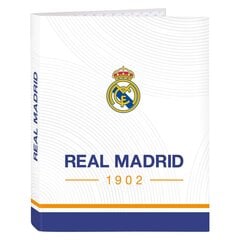 Mape Real Madrid C.F. Zils Balts A4 (26.5 x 33 x 4 cm) cena un informācija | Kancelejas preces | 220.lv