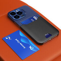 Leather Stand, синяя цена и информация | Чехлы для телефонов | 220.lv