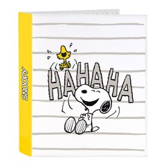 Gredzenveida stiprinājums Snoopy Friends Forever Balts Dzeltens A4 (40 mm) cena un informācija | Kancelejas preces | 220.lv