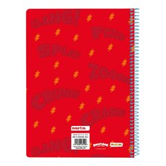 Записная книга на пружине SuperThings Kazoom kids Красный Светло Синий A5 цена и информация | Канцелярия | 220.lv