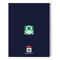 Piezīmju blociņš Benetton United Sarkans Balts Zaļš A4 cena un informācija | Kancelejas preces | 220.lv