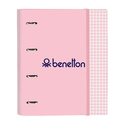 Папка-регистратор Benetton Vichy A4, розовая (27 x 32 x 3.5 см) цена и информация | Канцелярия | 220.lv