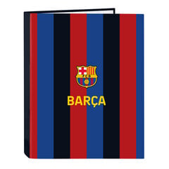 Gredzenveida stiprinājums F.C. Barcelona Sarkanbrūns Tumši Zils A4 (26.5 x 33 x 4 cm) cena un informācija | Kancelejas preces | 220.lv