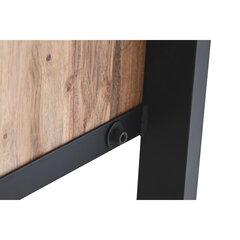 Konsole DKD Home Decor Dabisks Melns Metāls Akācija (110 x 35 x 80 cm) cena un informācija | Konsoles galdiņi | 220.lv