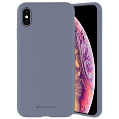 Mercury Silicone iPhone X|Xs lawendowy |lavender gray cena un informācija | Telefonu vāciņi, maciņi | 220.lv