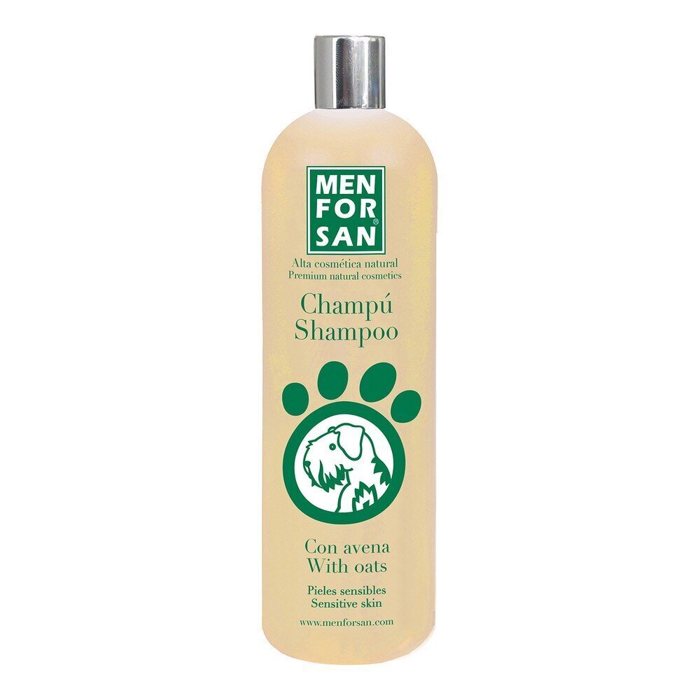 Šampūns Men for San Suns Auzu Pārslas (1 L) cena un informācija | Kosmētiskie līdzekļi dzīvniekiem | 220.lv