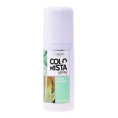 Pagaidu Krāsa L'Oreal Professionnel Paris Colorista Mint Spray 1 Dag Haarkleuring (75 ml) цена и информация | Краска для волос | 220.lv