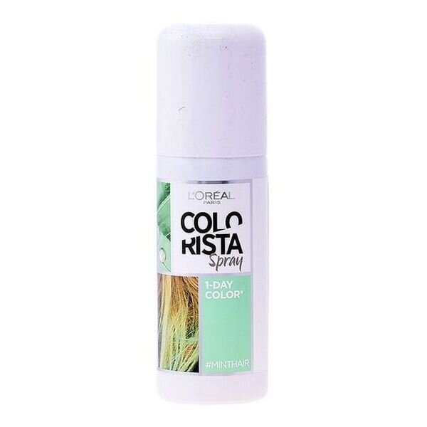 Pagaidu Krāsa L'Oreal Professionnel Paris Colorista Mint Spray 1 Dag Haarkleuring (75 ml) cena un informācija | Matu krāsas | 220.lv