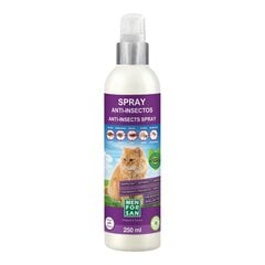 Insektu atgrūšanas līdzeklis Men for San Spray Kaķis (250 ml) цена и информация | Косметические средства для животных | 220.lv