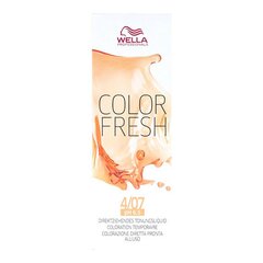 Vidēji Noturīga Krāsa Color Fresh Wella Nº 4/07 (75 ml) цена и информация | Краска для волос | 220.lv