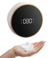 Sienas automātiskais ziepju LED dozators ar temperatūras sensoru un 3 līmeņu putām, 300 ml цена и информация | Аксессуары для ванной комнаты | 220.lv