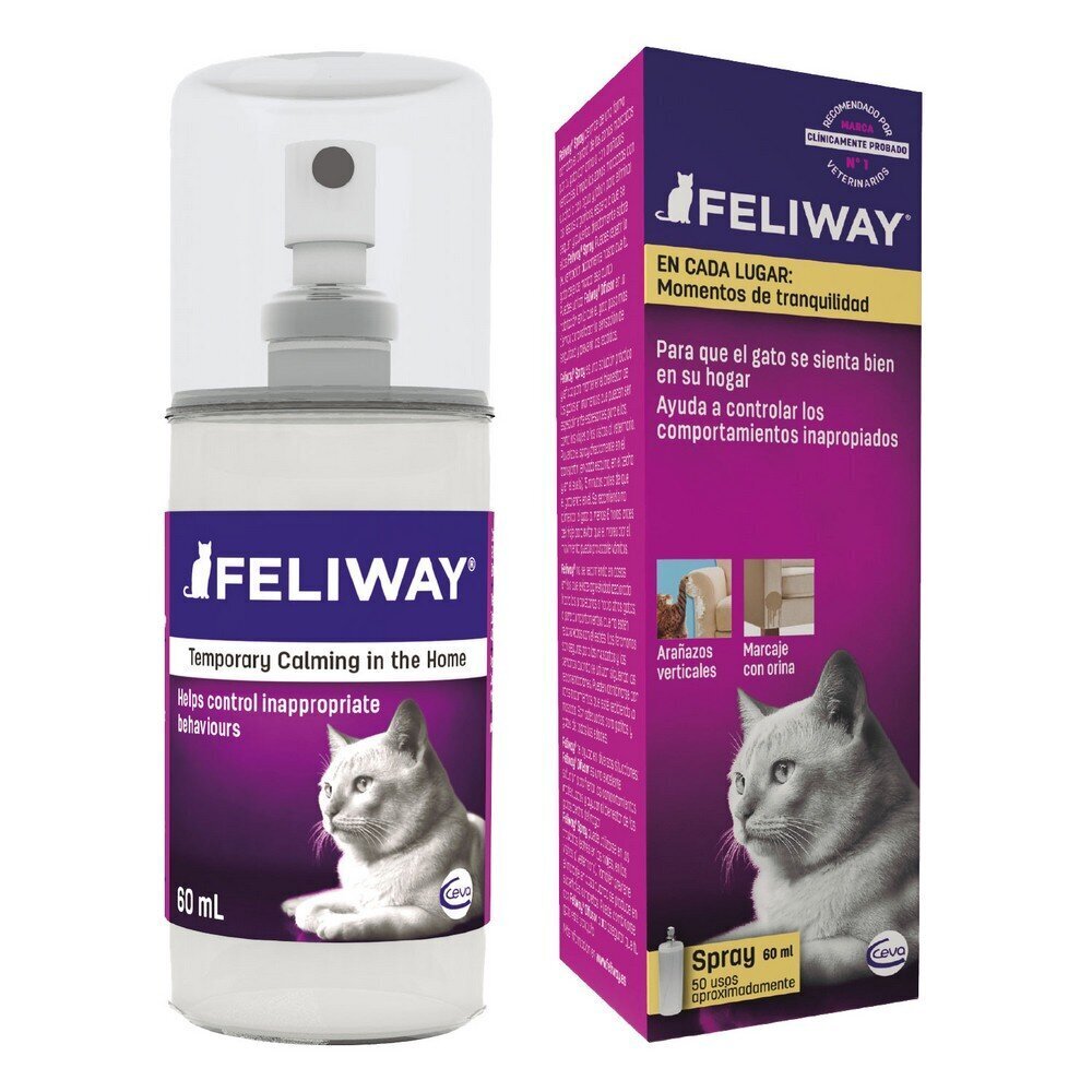 Smaržu nomācējs Ceva Feliway Dziedējošs Kaķis (60 ml) cena un informācija | Kopšanas līdzekļi dzīvniekiem | 220.lv