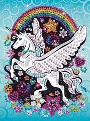 Dimanta mozaīka Sequin Art Winged Unicorn, 21 x 28 cm cena un informācija | Dimantu mozaīkas | 220.lv