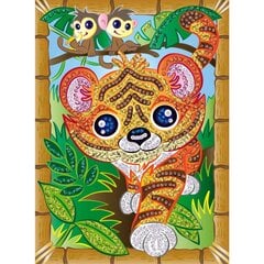 Алмазная мозаика Sequin Art Scratch the Tiger, 25 x 34 см цена и информация | Алмазная мозаика | 220.lv