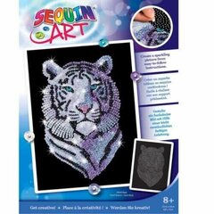 Алмазная мозаика Sequin Art Snow Tiger, 25 x 34 см цена и информация | Алмазная мозаика | 220.lv