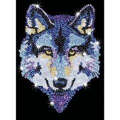 Dimantu mozaīka Sequin Art Wolf, 25 x 34 cm cena un informācija | Dimantu mozaīkas | 220.lv