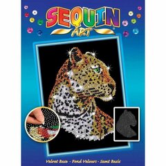 Dimantu mozaīka Sequin Art Leopard, 25 x 34 cm cena un informācija | Dimantu mozaīkas | 220.lv