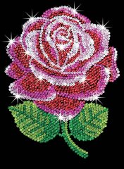 Dimantu mozaīka Sequin Art Red Rose, 25 x 34 cm cena un informācija | Dimantu mozaīkas | 220.lv