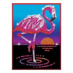 Dimantu mozaīka Sequin Art Frankie the Flamingo, 25 x 34 cm cena un informācija | Dimantu mozaīkas | 220.lv