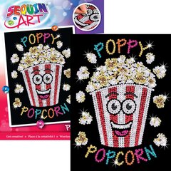 Dimanta mozaīka Sequin Art Poppy Popcorn, 25 x 34 cm cena un informācija | Dimantu mozaīkas | 220.lv