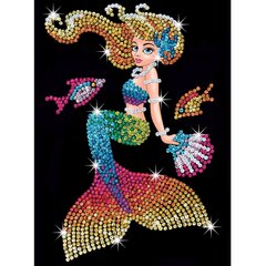 Dimantu mozaīka Sequin Art Mia the Mermaid, 25 x 34 cm cena un informācija | Dimantu mozaīkas | 220.lv