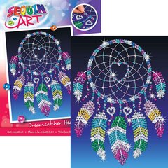 Алмазная мозаика Sequin Art Dreamcatcher Heart, 25 x 34 см цена и информация | Алмазная мозаика | 220.lv