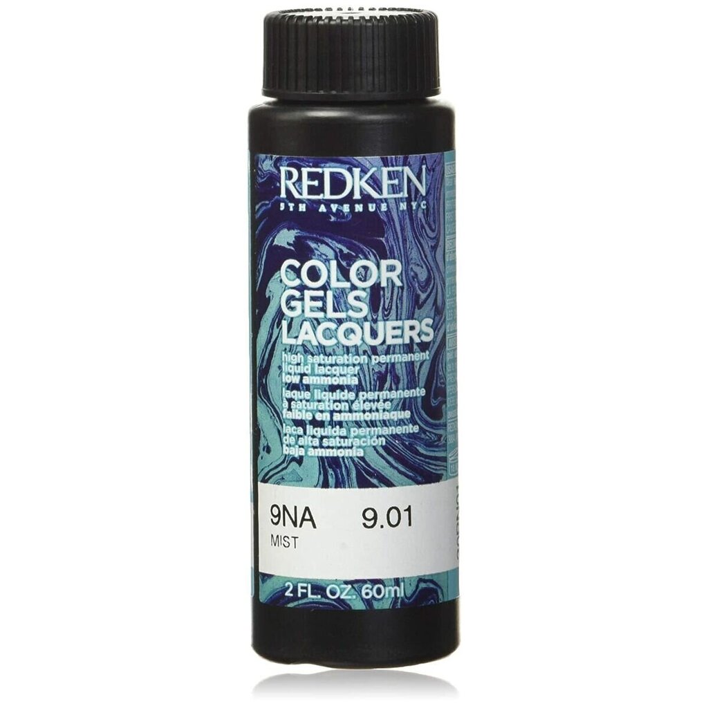 Permanents Krāsojošs Krēms Redken Color Gel Lacquers 9NA-mist (3 x 60 ml) cena un informācija | Matu krāsas | 220.lv