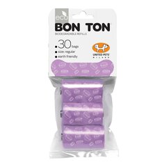 Sanitārās somas United Pets Bon Ton Regular Suns Ceriņš (3 x 10 uds) cena un informācija | Kopšanas līdzekļi dzīvniekiem | 220.lv