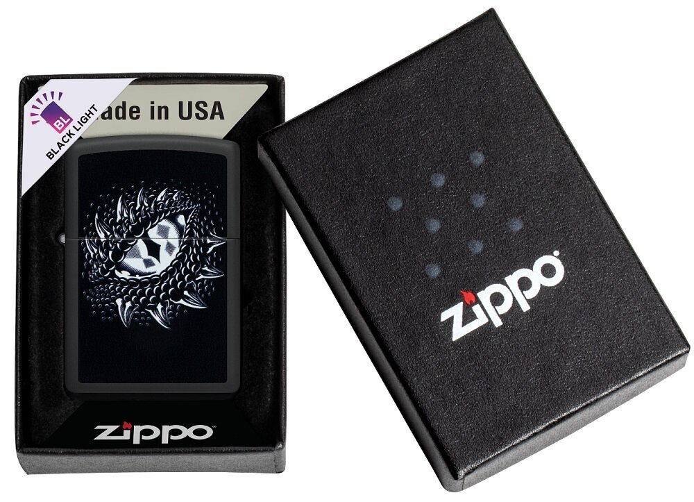 Zippo šķiltavas 48608 Dragon Eye Design cena un informācija | Šķiltavas un aksesuāri | 220.lv