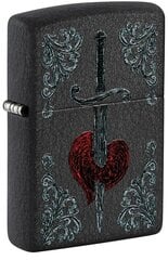 Zippo šķiltavas 48617 Heart Dagger Tattoo Design cena un informācija | Šķiltavas un aksesuāri | 220.lv