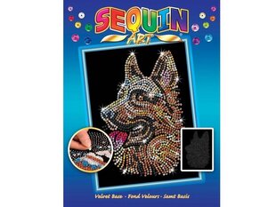 Алмазная мозаика Sequin Art German Shepherd, 25 х 34 см цена и информация | Алмазная мозаика | 220.lv