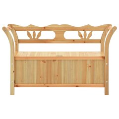 vidaXL sols, 107x45x75,5 cm, egles masīvkoks цена и информация | Полки для обуви, банкетки | 220.lv