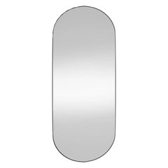 vidaXL sienas spogulis, 35x80 cm, stikls, ovāls цена и информация | Зеркала | 220.lv