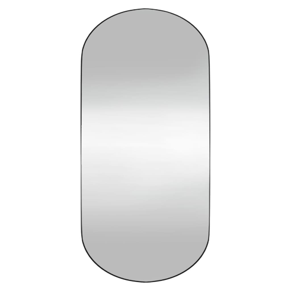 vidaXL sienas spogulis, 45x100 cm, stikls, ovāls cena un informācija | Spoguļi | 220.lv