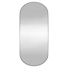 vidaXL sienas spogulis, 30x70 cm, stikls, ovāls cena un informācija | Spoguļi | 220.lv