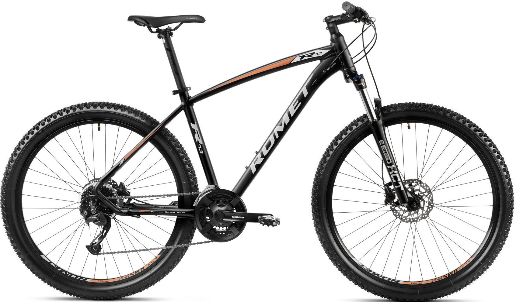 Kalnu velosipēds Romet Rambler R7.3 27.5" 2023, melns cena un informācija | Velosipēdi | 220.lv